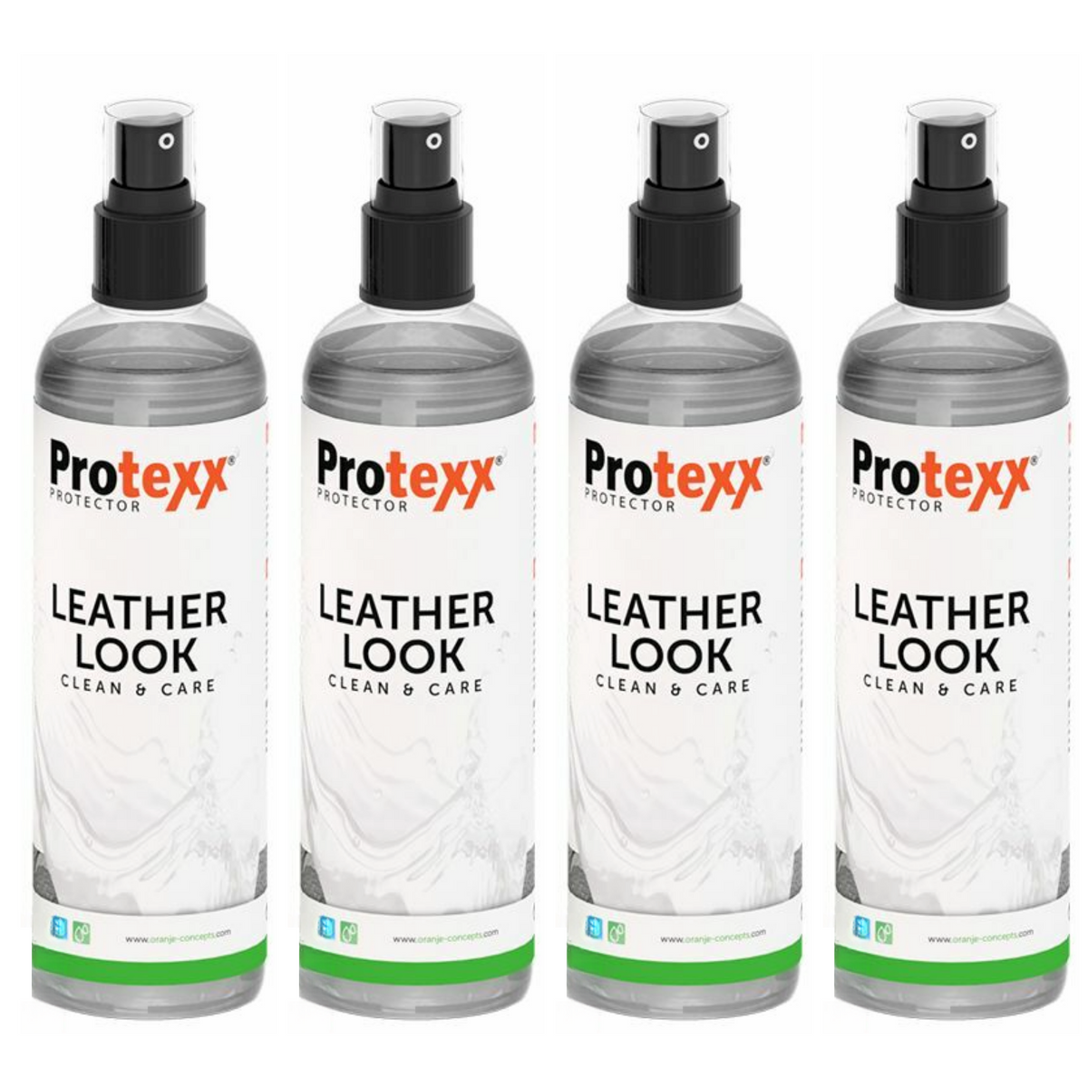 Protexx Leatherlook Clean & Care - 4 x 250ml - Leather Look (1000ml)