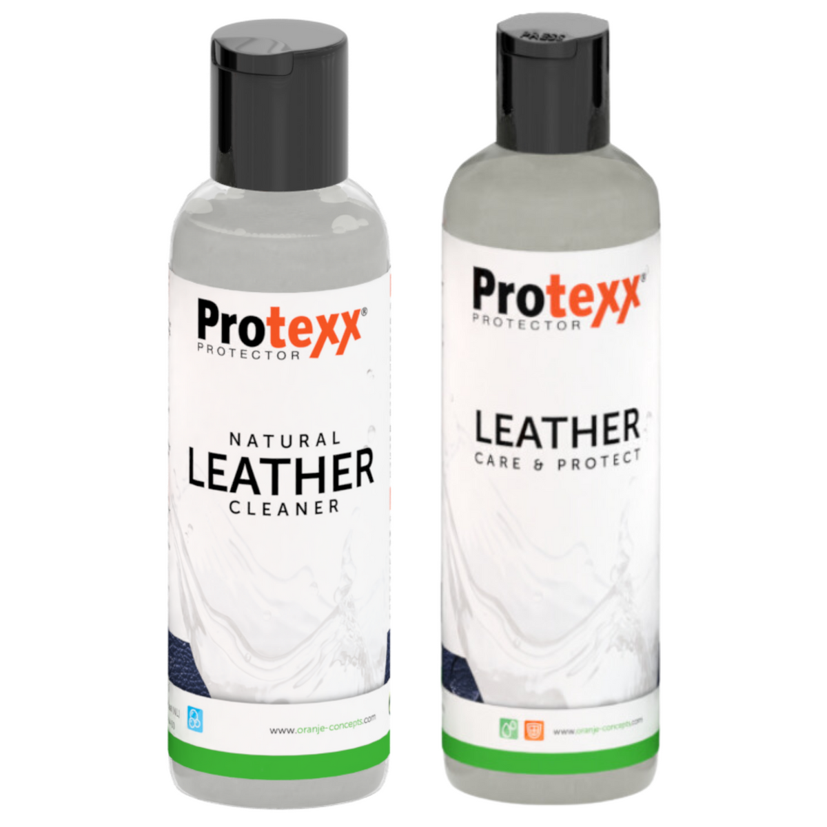 Protexx Leather Care Set - Cleaner + Care & Protect - 2 x 250ml
