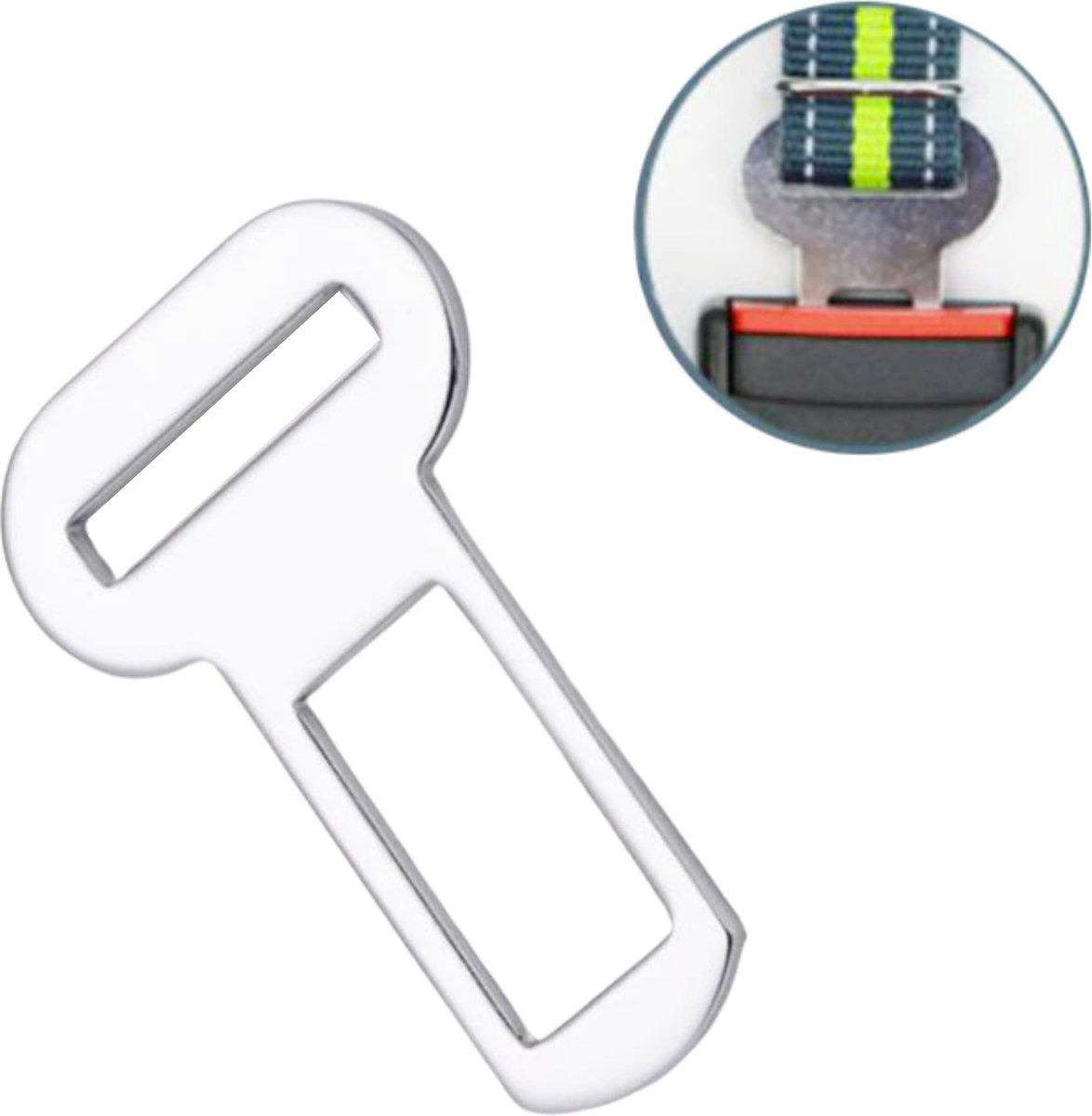 Gordel Piep Alarm Stopper - Metaal - Piep Stopper - Waarschuwing Stopper - Gordel Clip - Autogordel Piep - Auto Accessoires