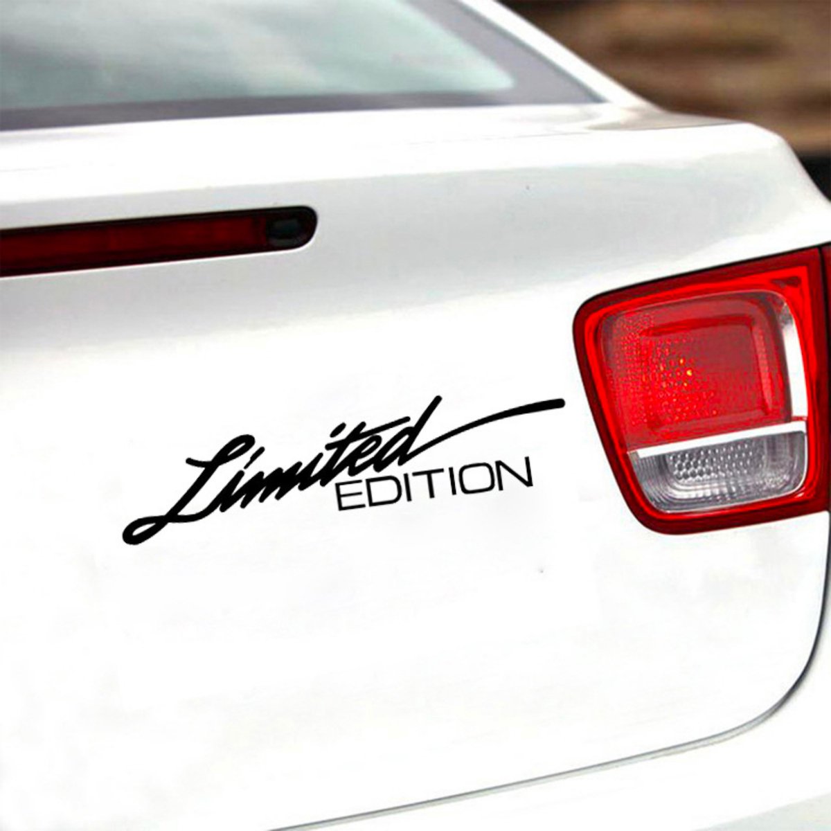 Auto Stickers Limited Edition - Zwart - 2 Stuks - Hoogwaardig Vinyl - Autostickers Wrap Folie - Geschikt voor Alle Automerken - Auto Accessoires