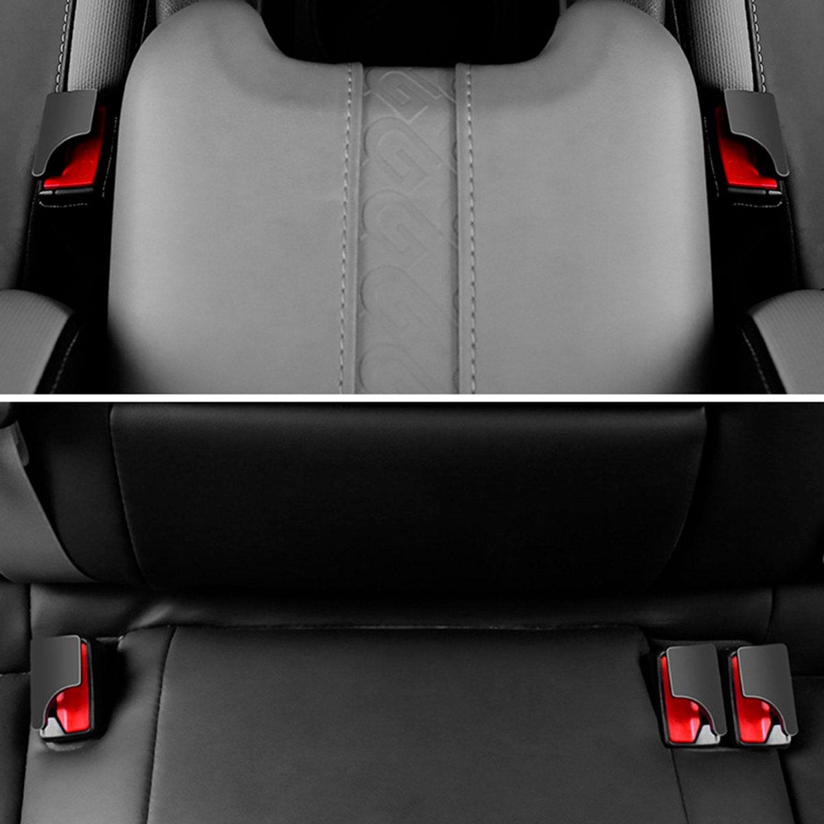 Gordel Alarm Stopper - Sluitend / Afgevlakt - Gordel Verlenger - Veilige Gordel Piep Stopper - Waarschuwing Stopper - Gordel Clip - Autogordel Piep - Auto Accessoires