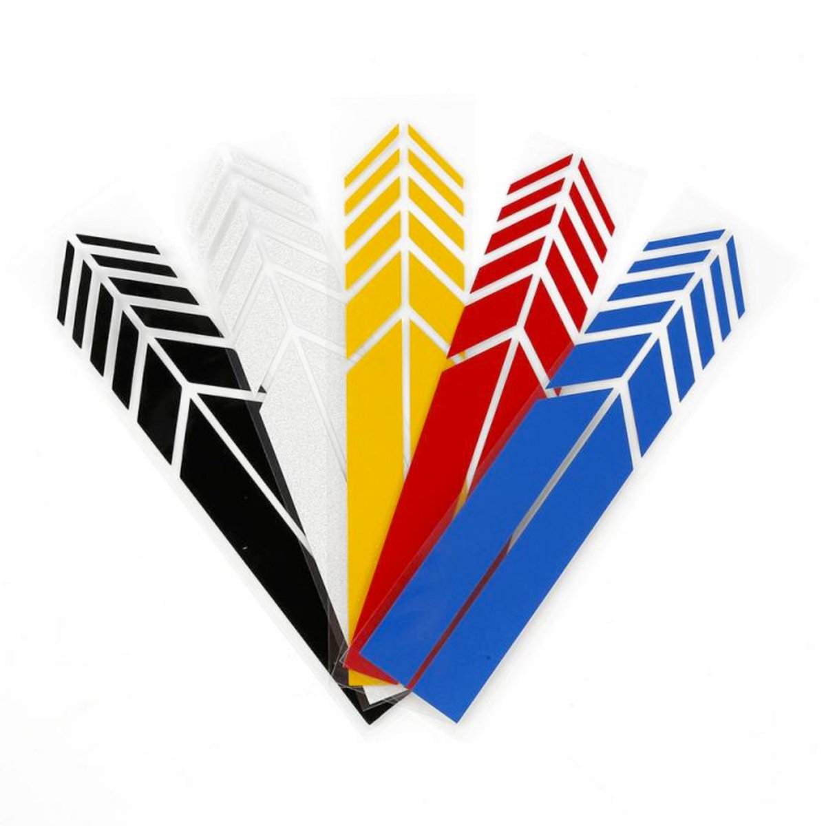 Auto Spiegelkap Stickers Rood - Set van 2 - Spiegelkappen Striping Wrap - Autostickers Zijspiegels - Auto Accessoires Stickers