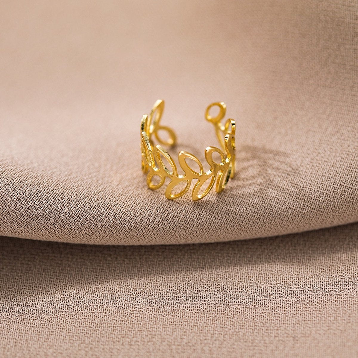 Set van 5 - Fake Helix Goud - Nep Piercing - Klem Oorbellen Oorpiercing - Nep Helix - Ringetje Goud - Metaal