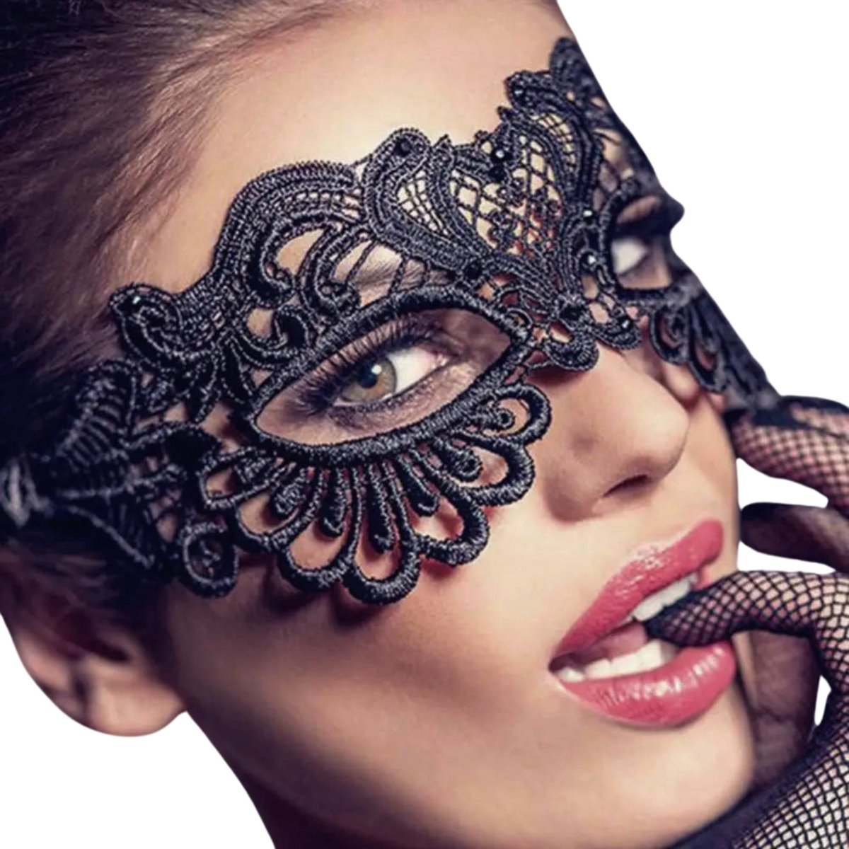 Sexy Masker - Kant Zwart - Spannend Oogmasker - Vrouwen - Zwart - Sex Speeltjes Toys - Erotiek - Bondage Masker