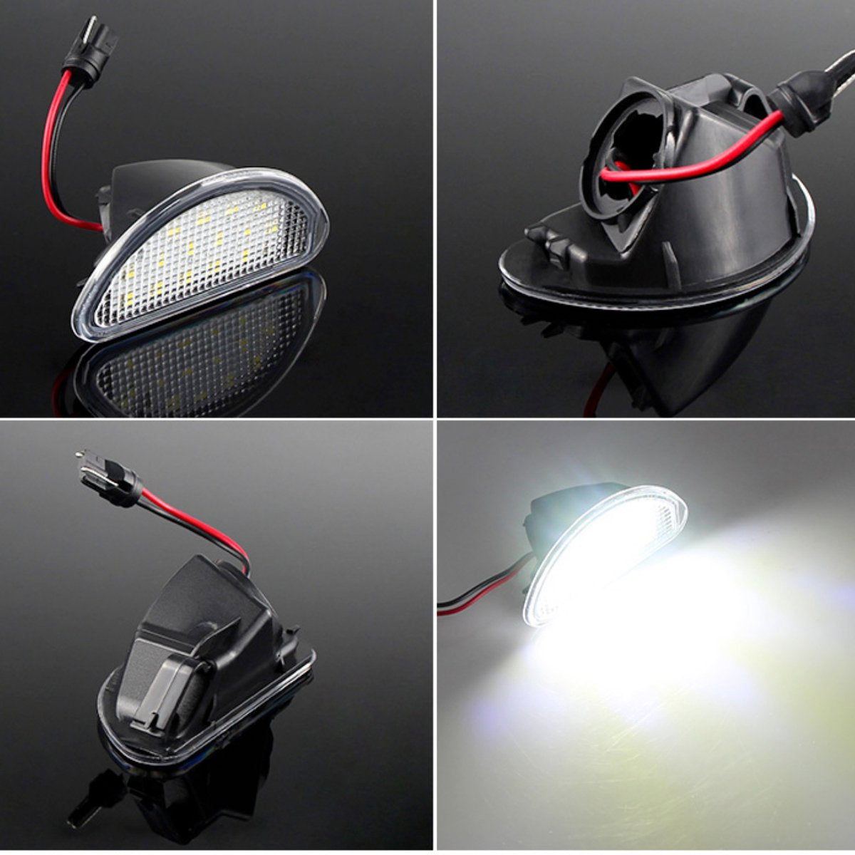 LED Kentekenverlichting Wit - 2 Stuks - Geschikt voor Toyota Aygo - Plug & Play Kenteken Lampjes - Set van 2 Kentekenlampjes - Wit LED