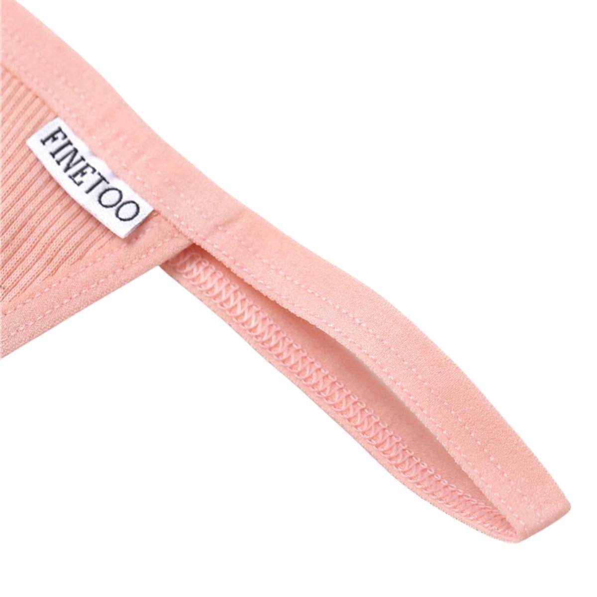 Luxe Dames String - 3 Pack Nude, Zwart & Wit - Dames Lingerie / Ondergoed Set - Maat M
