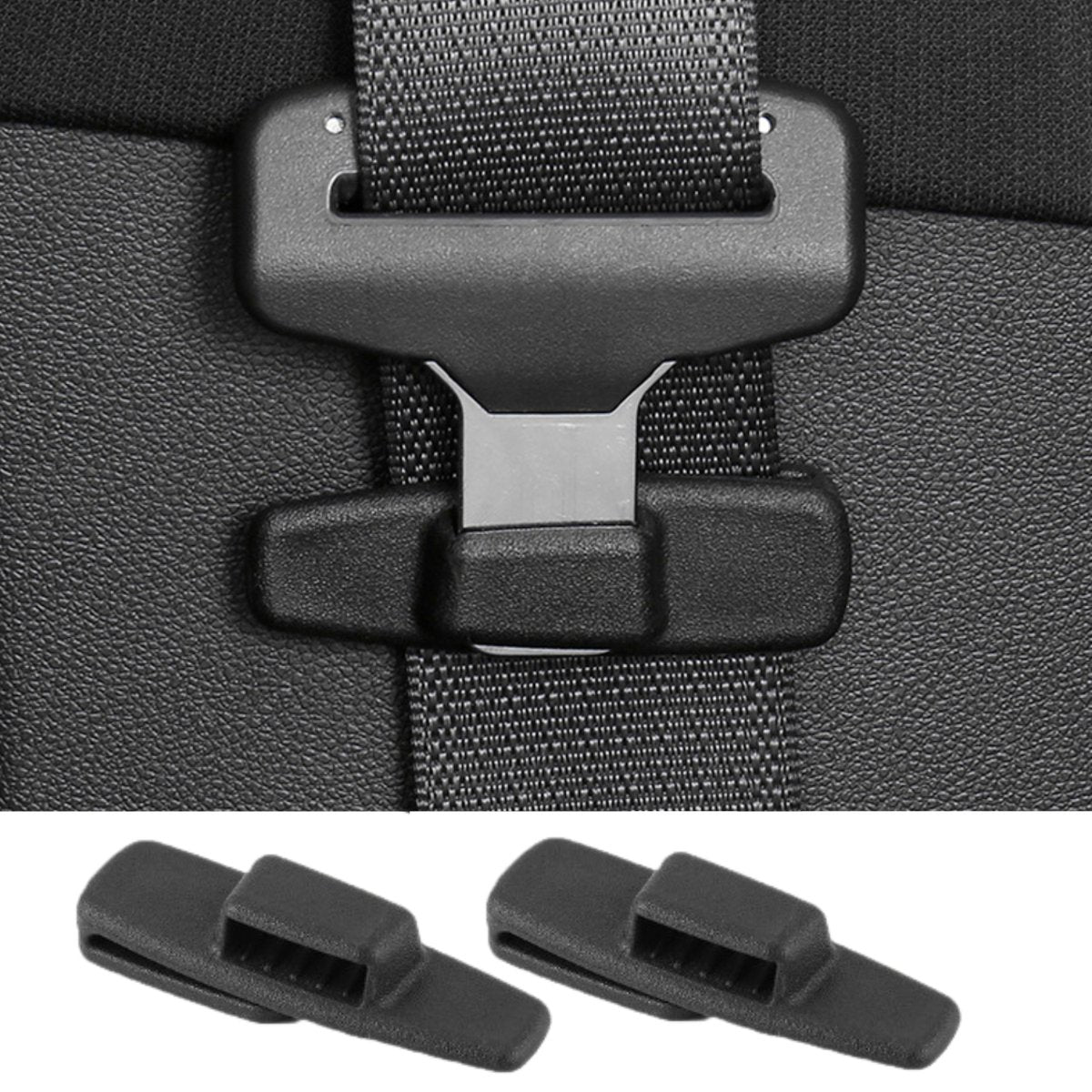 Set van 2 Gordel Houders - Stopt Rammelen en Trillen - Veilige Gordel Rammel Stopper - Gordelhouder - Gordel Gesp Houder - Autogordel Houder - Auto Accessoires