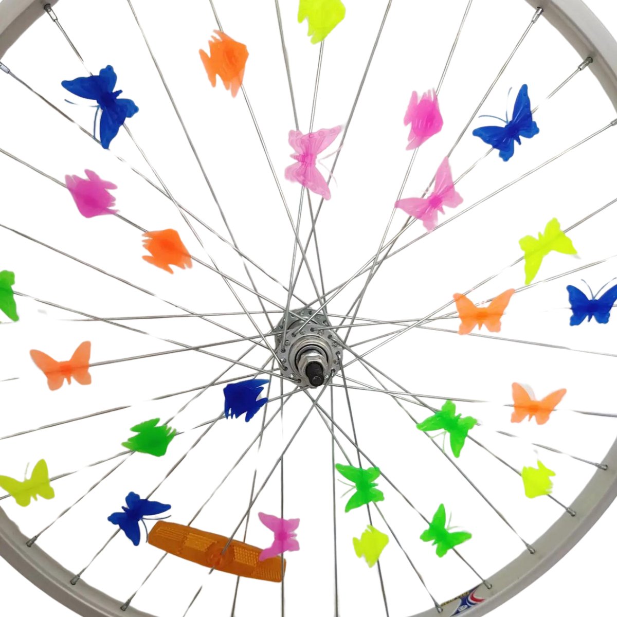 Fiets Spaakkralen Vlinders & Vissen - 26 Stuks - Fietskralen Kleuren - Kinderfiets Spaakkralen Vlinder - Kralen Fiets Kinderen - Spaak Reflectoren - Spaak Versiering