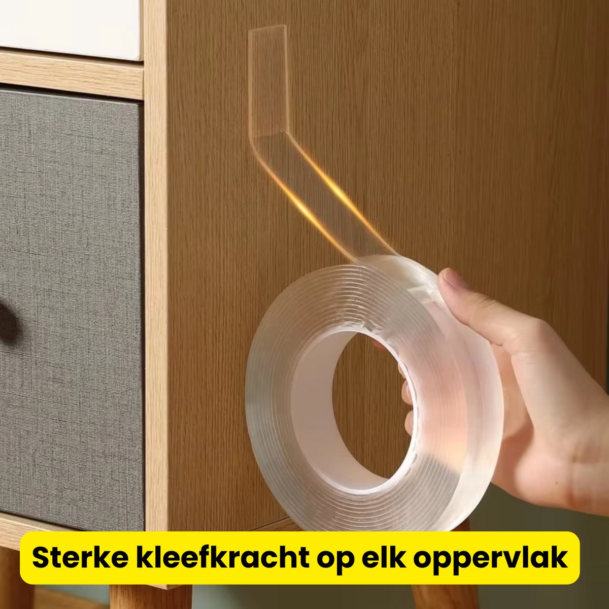 2x Solusia Nano Tape - 10 Meter - Extra Sterk - A+ Kwaliteit - Dubbelzijdige Tape Transparant - Magic Tape - Montagetape Herbruikbaar - Klus Reparatie Tape Dubbelzijdig - 20 mm Breed