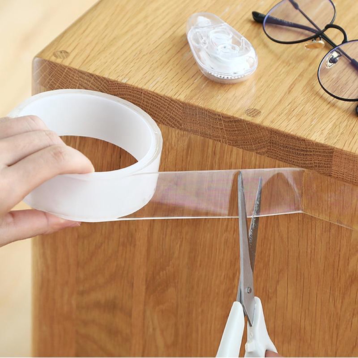 Nano Tape Original 5 Meter | Maximale Draagkracht 3KG | Herbruikbaar En Wasbaar | Dubbelzijdige Tape | Gekkotape | Super Krachtige Dubbelzijdige Plakband