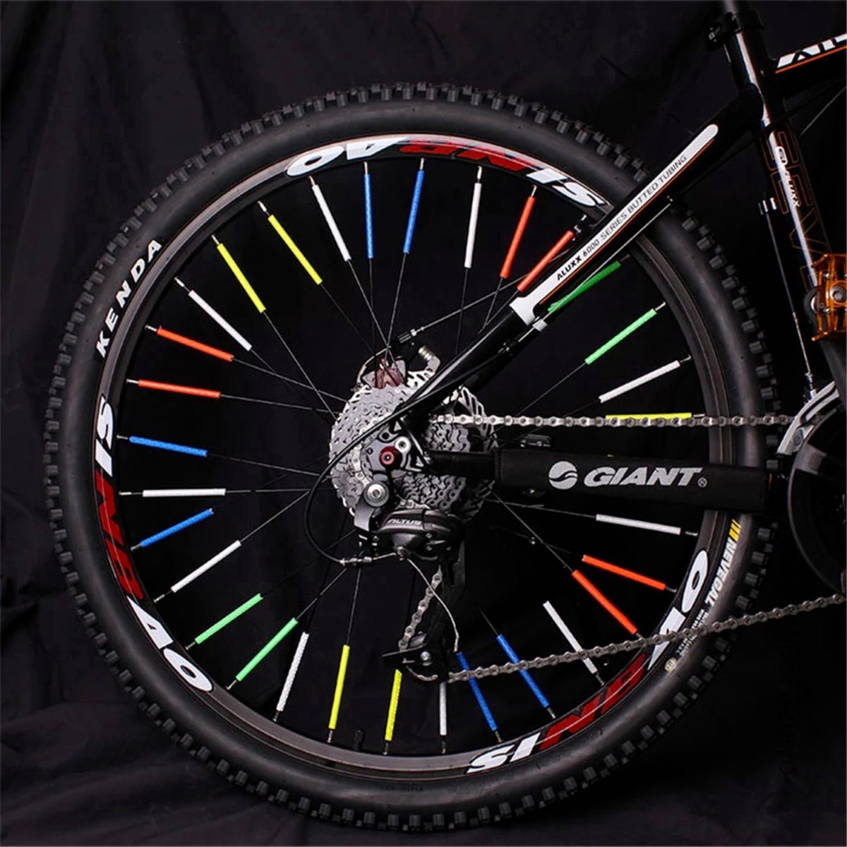 Fiets Spaak Reflector Groen - 12 Stuks - Glow In The Dark - Spaakreflector - Spaakreflectoren Staafjes