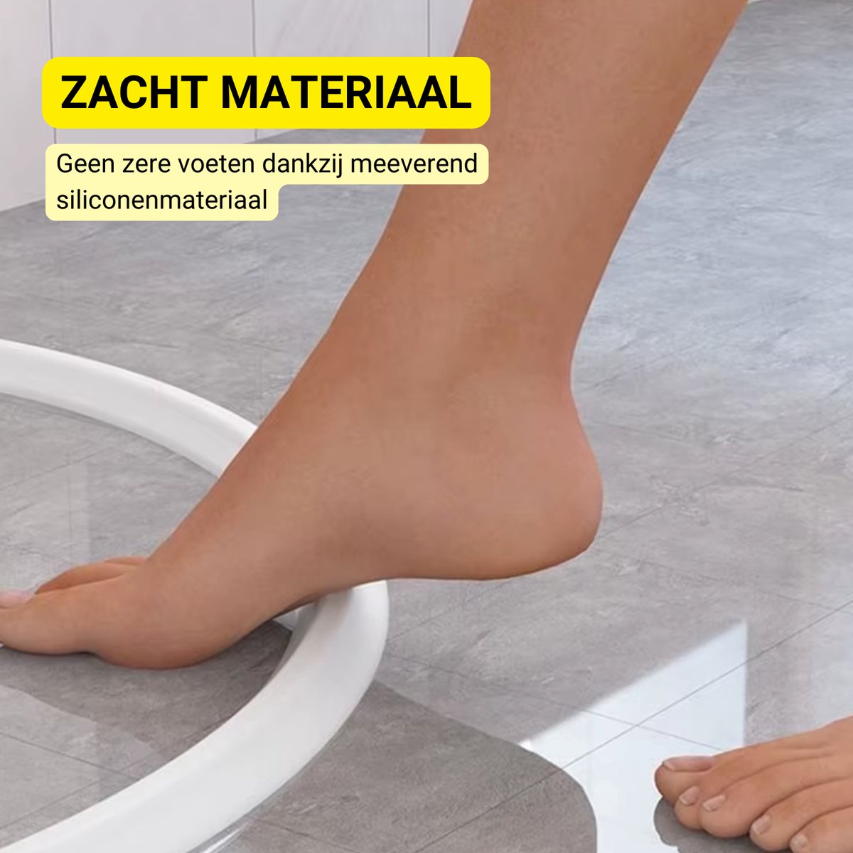 Badkamer Waterbarrière Strip - Douchedrempel 200 cm - Rond - Zelfklevende Siliconen Waterstopper - Waterstopper Tegen Waterlekkage - Waterkering voor Douche, Bad en Keuken - Zwart