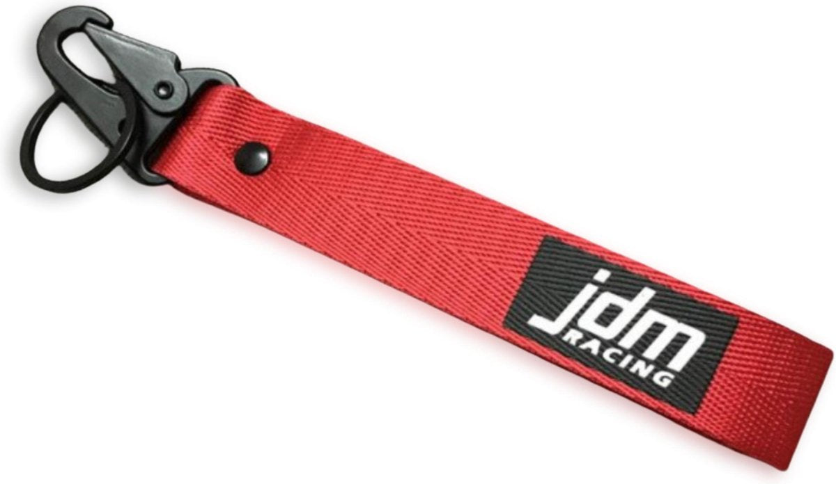 JDM Racing Auto Sleutelhanger Rood - Past bij Japanse Auto's / JDM / Universeel - Sleutel Hanger Keychain - Tas Hanger - Spiegel Hanger - Japanse Auto Accessoires