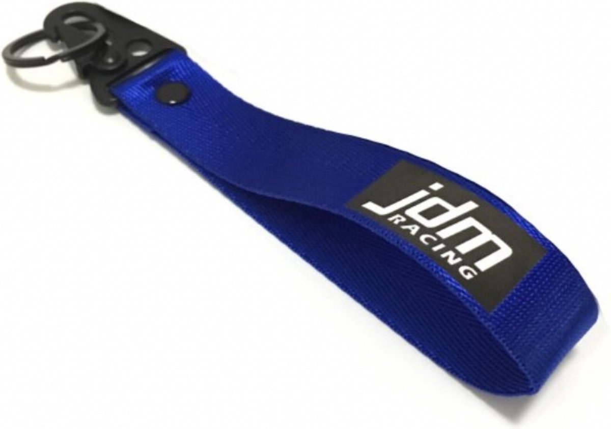 JDM Racing Auto Sleutelhanger Blauw - Past bij Japanse Auto's / JDM / Universeel - Sleutel Hanger Keychain - Tas Hanger - Spiegel Hanger - Japanse Auto Accessoires