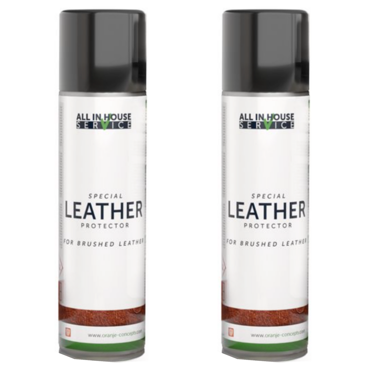 All-In House Brushed Leather Protector Spray - 2 x 250ml