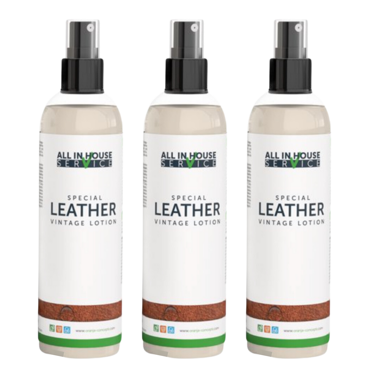 All-In House Special Leather Vintage Lotion - 3 x 250ml