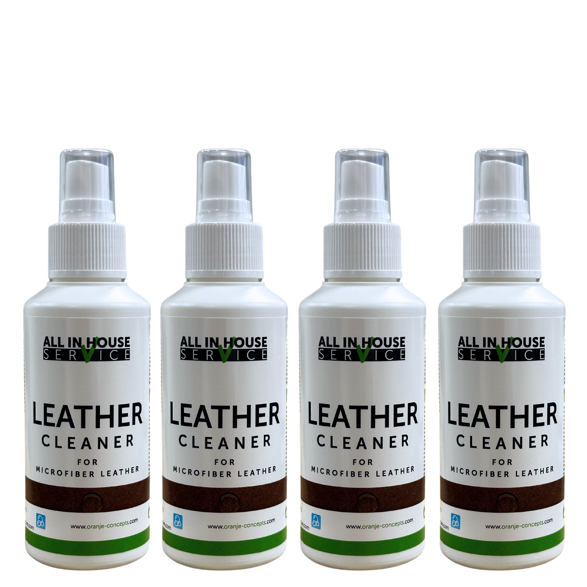 All-In House Microfiber Leather Cleaner - 4 x 100ml