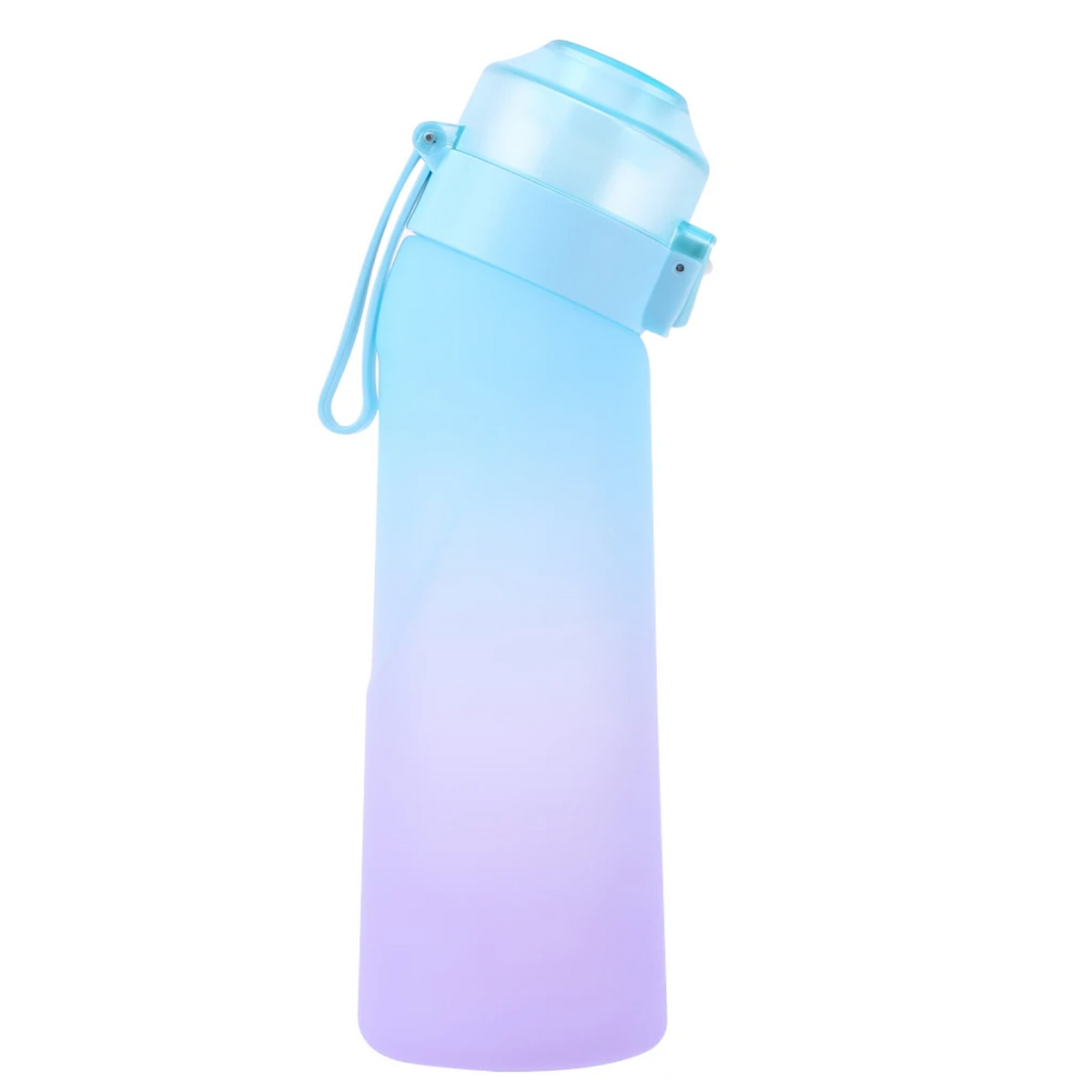 Gearomatiseerde Waterfles - Inclusief 7 Aromapods - Geurpods - Smaak door Geur - Drinkfles - Fles - Lekvrij - met Ingebouwd Rietje - Geschikt voor Kinderen en Volwassenen