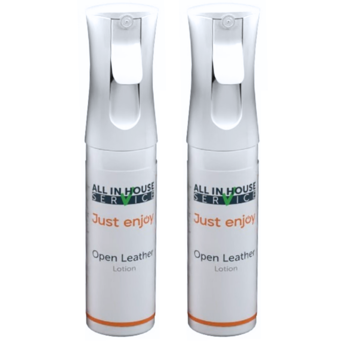 All-In House Open Leather Lotion - 2 x 500ml - Just Enjoy