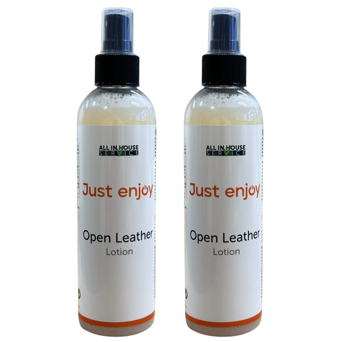 All-In House Open Leather Lotion - 2 x 250ml - Just Enjoy