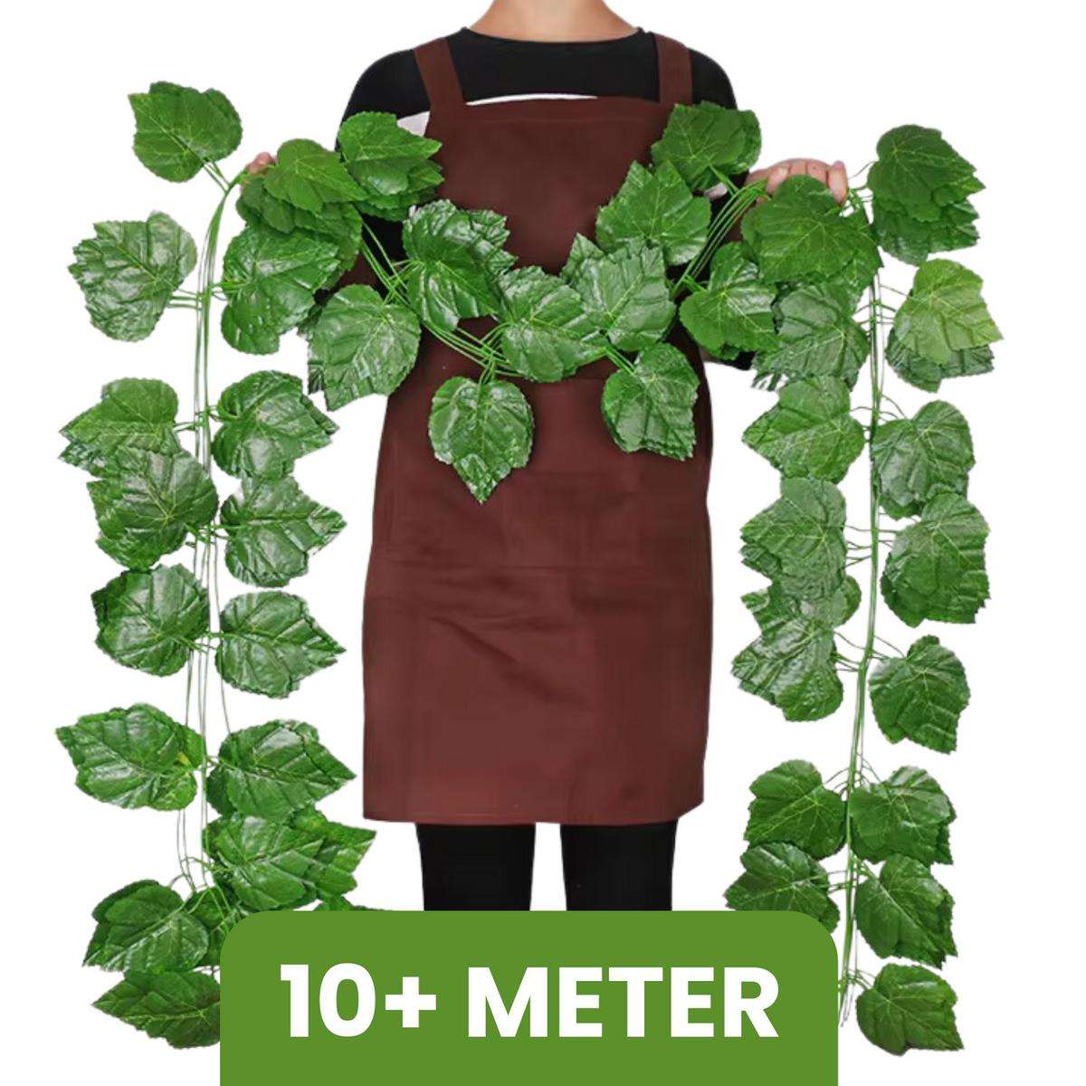 5x Realistische Klimop Slinger - Druivenboom - Kunst Klimop Groen - 5 x 235 CM - Klimop Nep Planten Kunst Planten - Bloemenslinger voor Binnen en Buiten