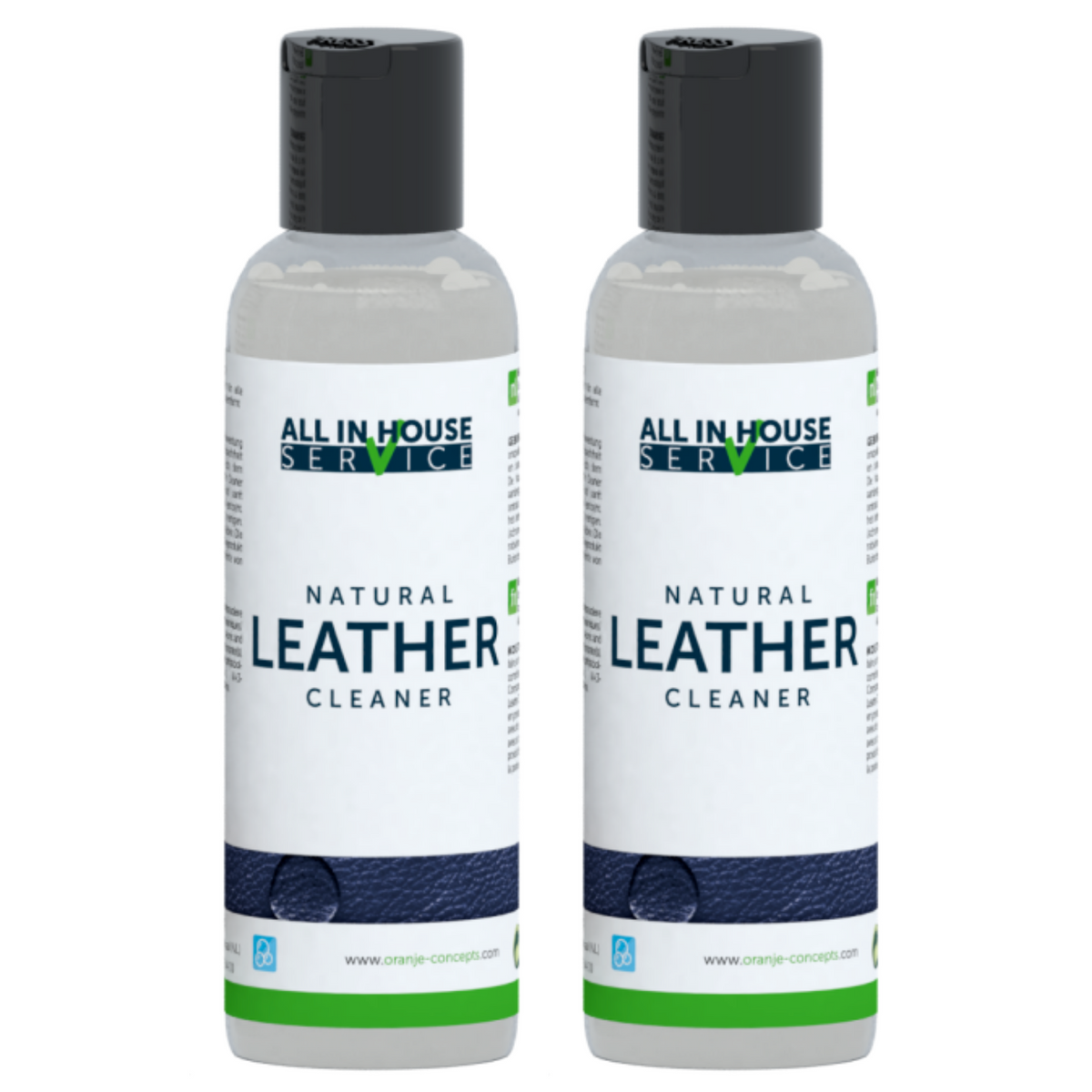 All-In House Natural Leather Cleaner - 2 x 250ml