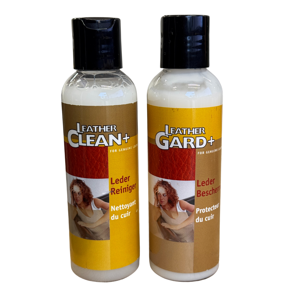 Oranje Leather Gard+ Leder Reiniger 150ml + Leder Beschermer 150ml
