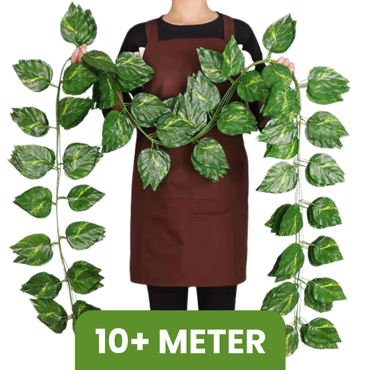 5x Realistische Klimop Slinger - Scindapsus Aureum - Kunst Klimop Groen - 5 x 235 CM - Klimop Nep Planten Kunst Planten - Bloemenslinger voor Binnen en Buiten