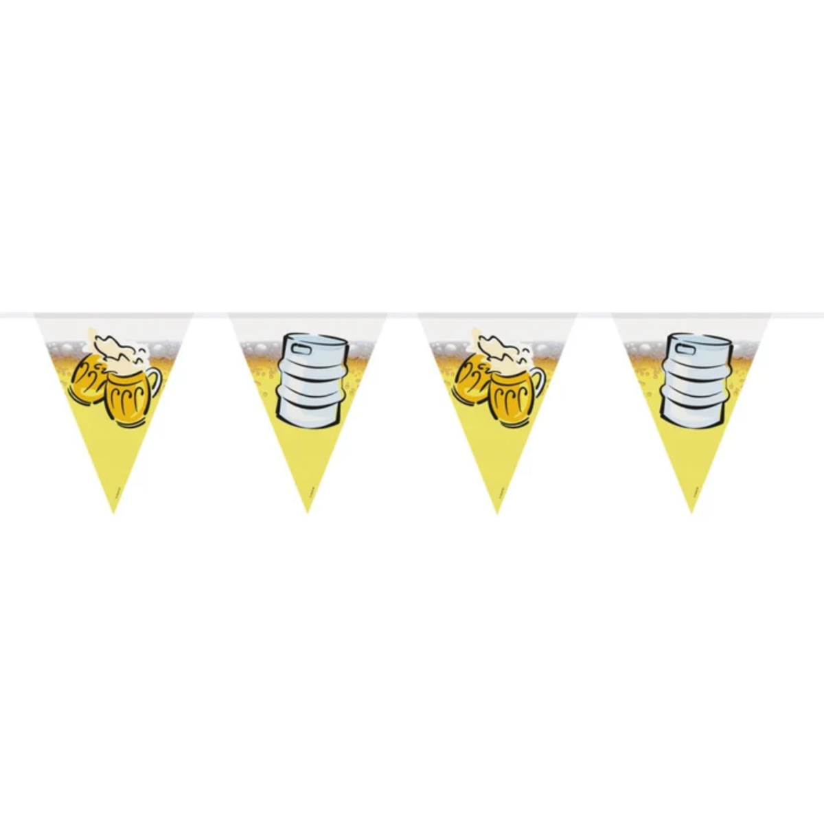 Bier Vlaggenlijn - Pils Vlaggetjes - Oktoberfest / Verjaardag / 18 Jaar - Feestdecoratie / Versiering / Feestspullen / Festival