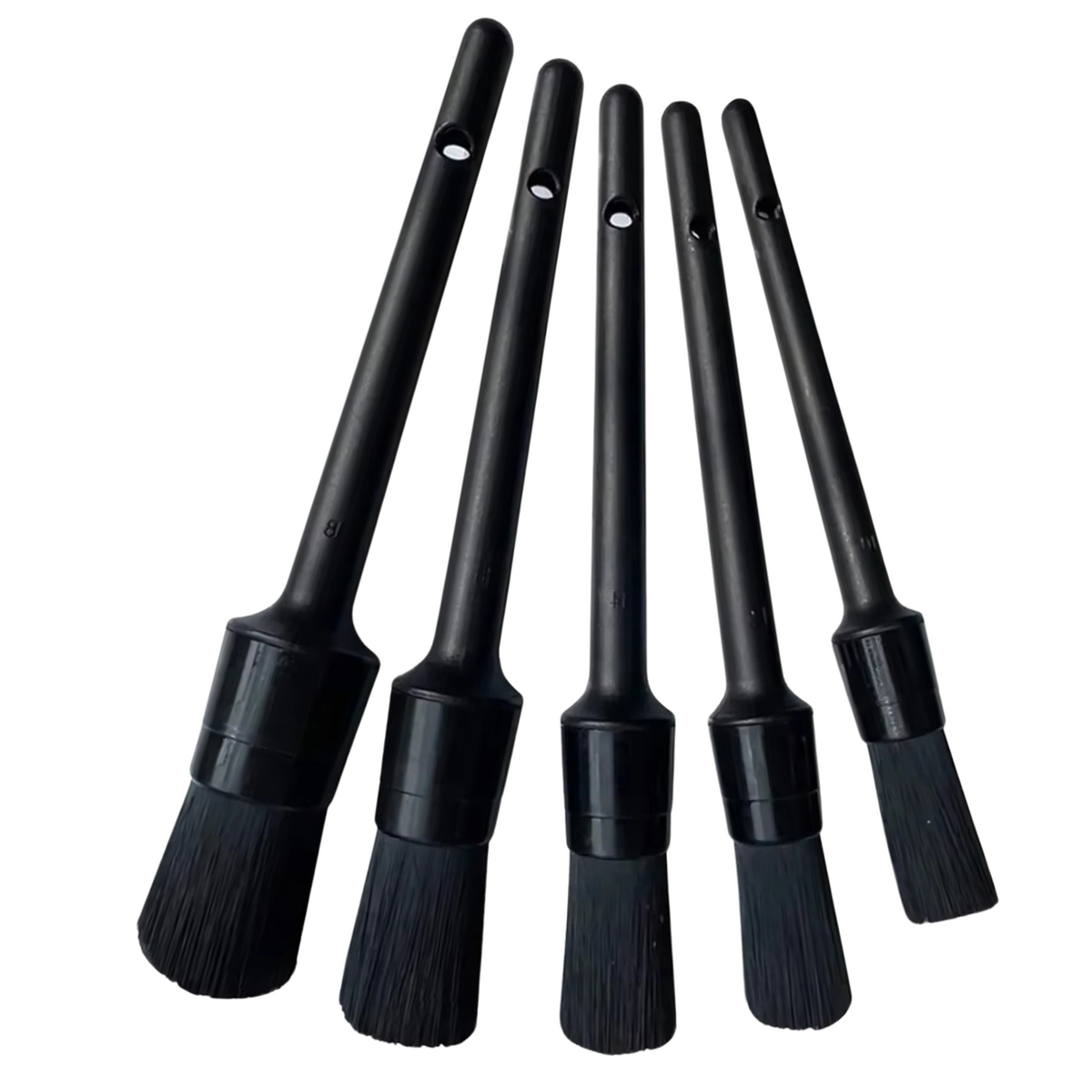 Detail Brush Set - Auto Detailing Brushes - 5 Kwasten - Cleaning Borstels - Auto Wassen - Velgenborstel - Auto Detail Borstels - Kwast