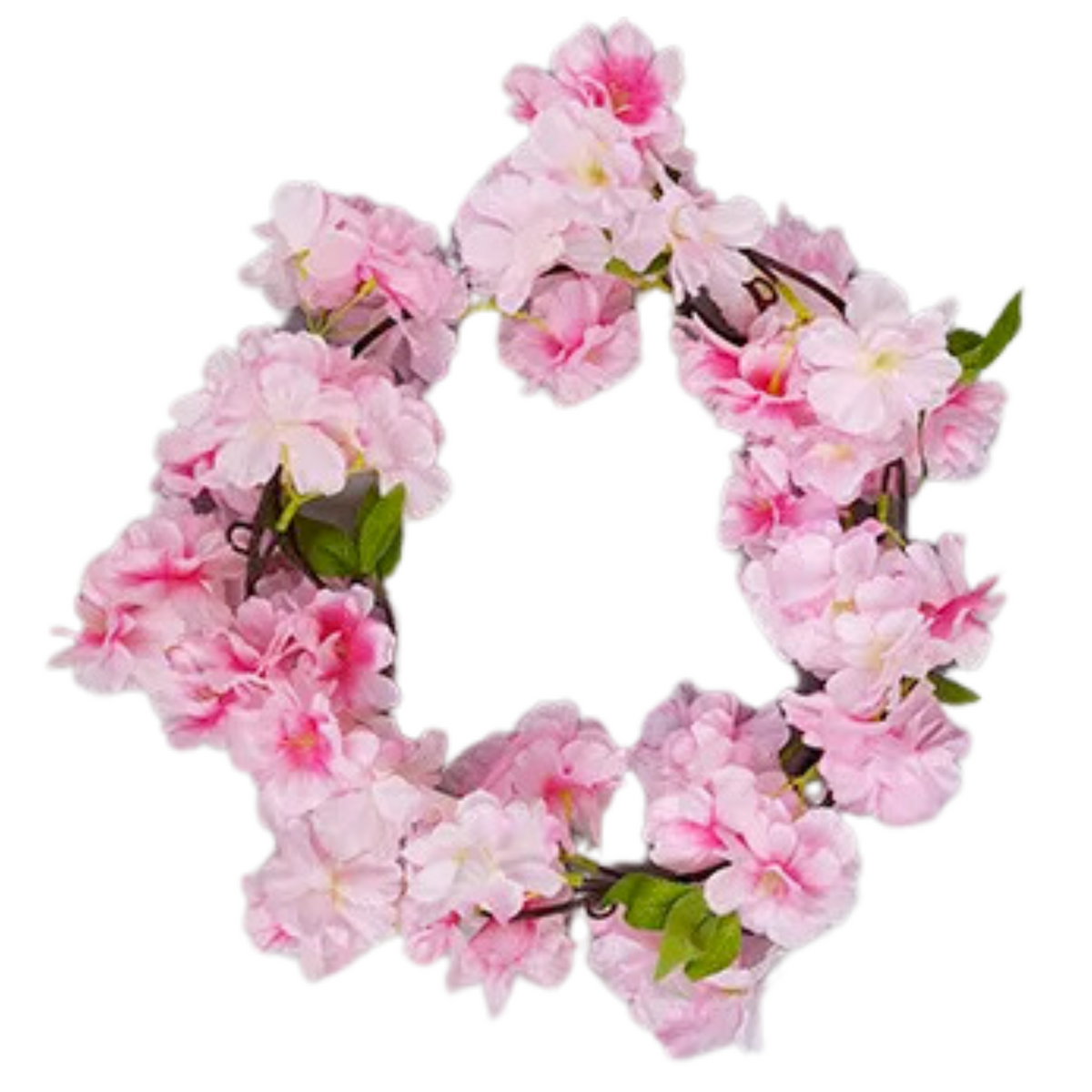 Bloemenslinger Kersenbloesem Roze - Roze Bloemen - Bruiloft - Stijlvolle Bloemenstreng - Voor Interieur, Fietsmand of Stuur - 180 CM Bloemen Roze - Plastic Kunstbloemen Fiets Slinger Tak Sakura