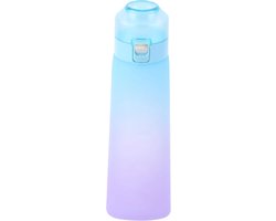 Gearomatiseerde Waterfles - Inclusief 7 Aromapods - Geurpods - Smaak door Geur - Drinkfles - Fles - Lekvrij - met Ingebouwd Rietje - Geschikt voor Kinderen en Volwassenen