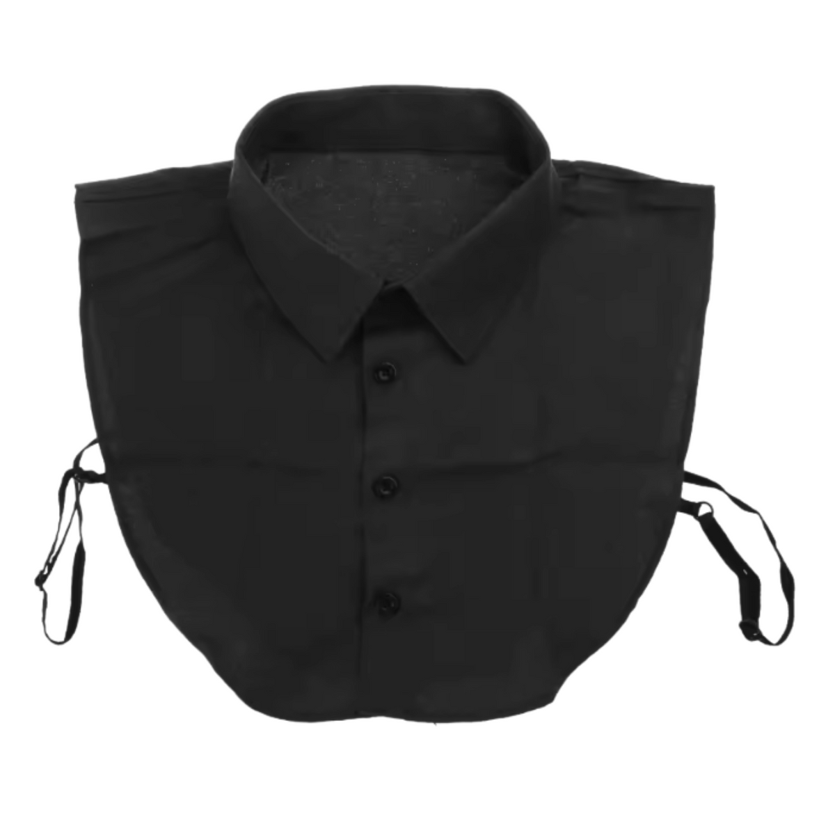 Losse Blouse Kraag Dames - 2 Stuks - Wit & Zwart - Fake Kraagje Onder Trui of Jurk - Afneembare Opstaande Kraag - Overhemd Blouse Kraag - Accessoire Kleding - One Size