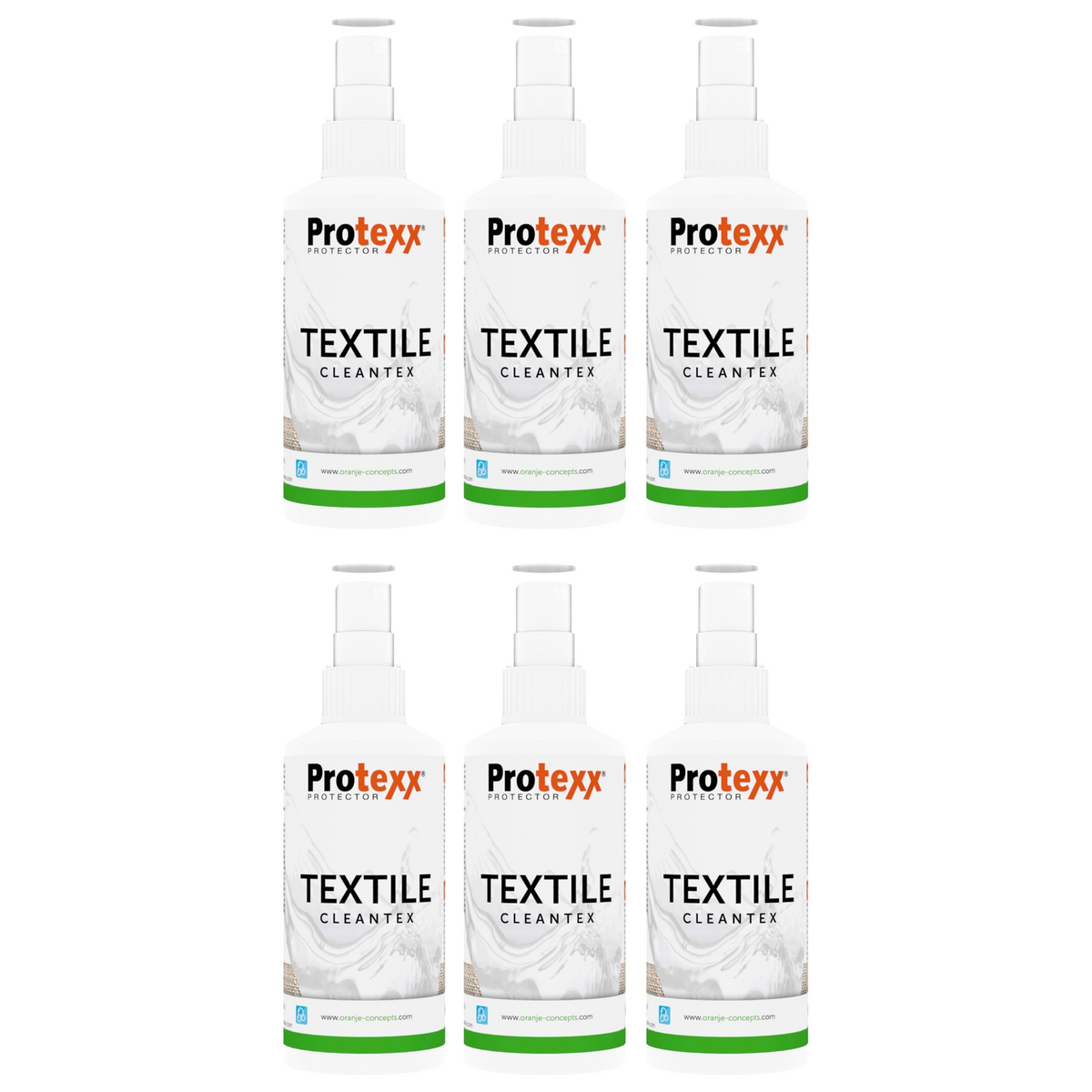6x Protexx Textile Cleantex - 100ml (600ml)
