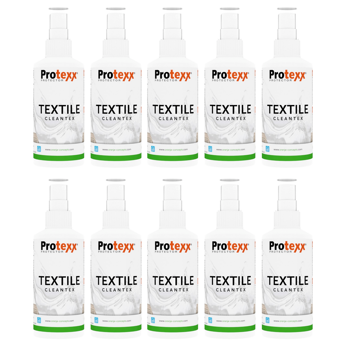 10x Protexx Textile Cleantex - 100ml (1000ml)