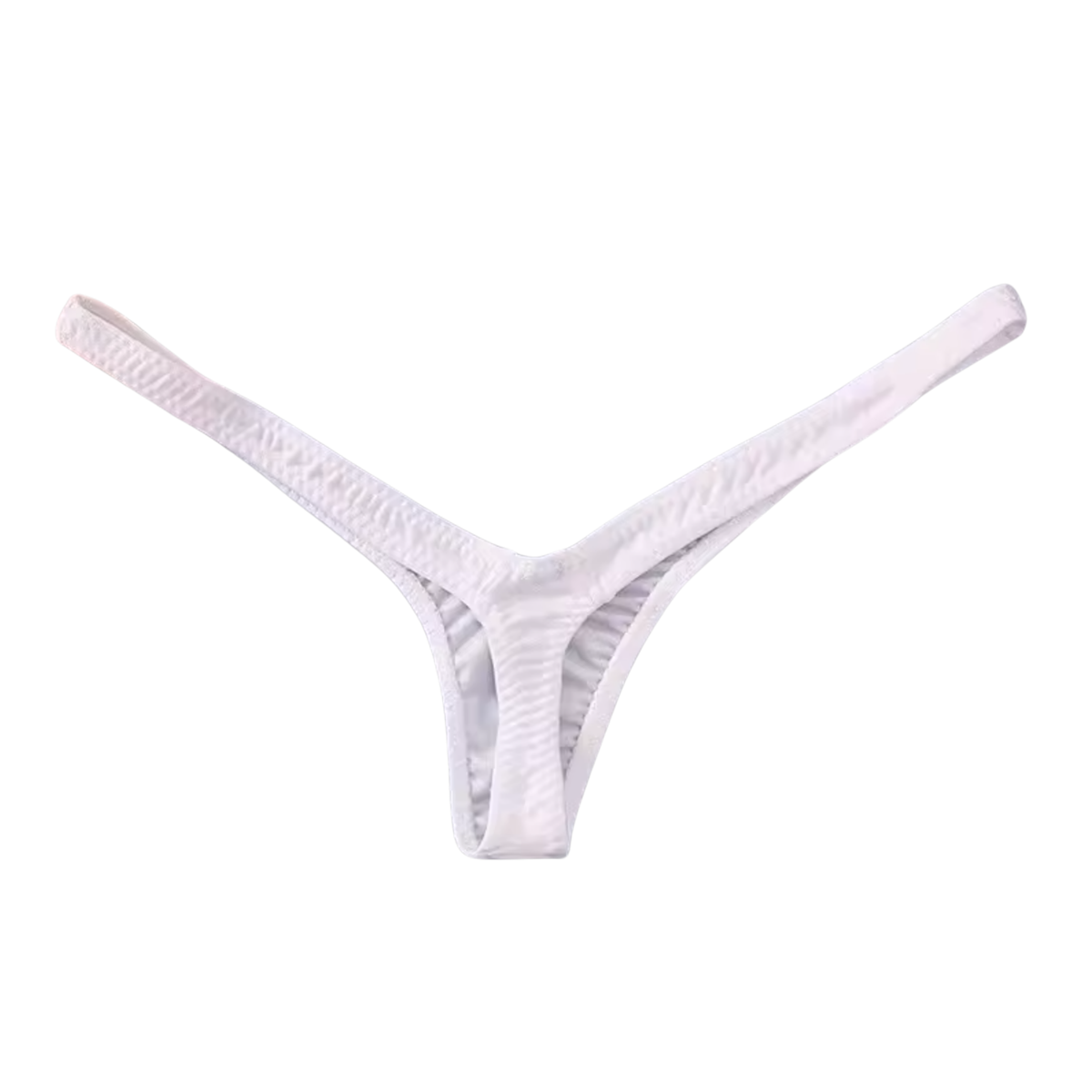Sexy Micro String – Witte Lingerie – Comfortabele & Luxe Dames String – Dames Ondergoed - Mini Onderbroek - Maat M