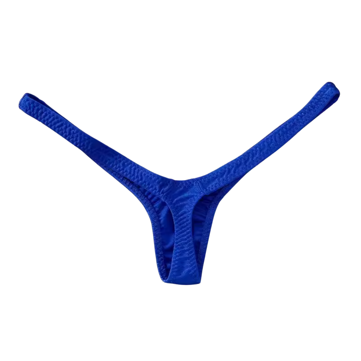Sexy Micro String – Blauwe Lingerie – Comfortabele & Luxe Dames String – Dames Ondergoed - Mini Onderbroek - Maat L