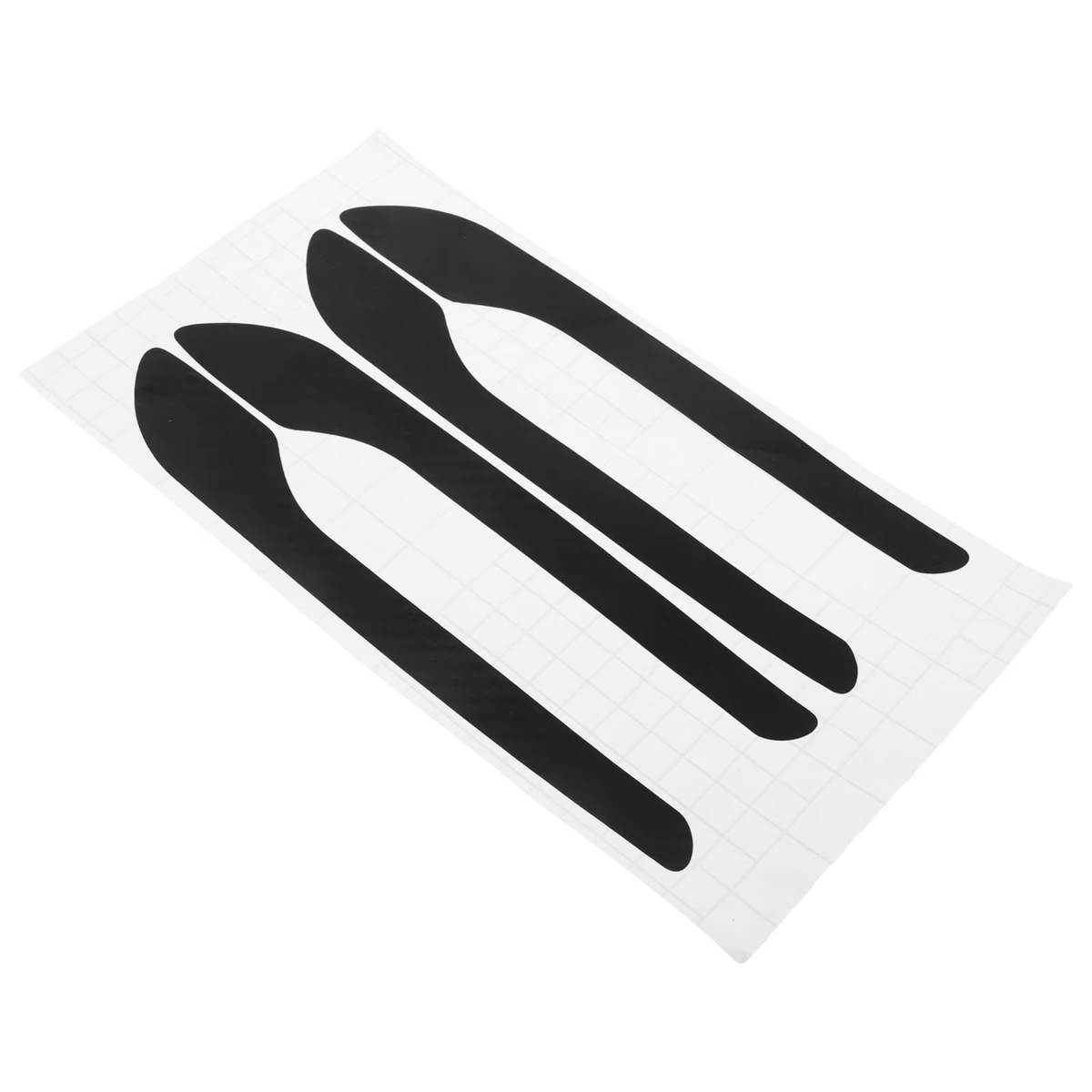Deurgreep Sticker Zwart - 4 Stuks - Anti Krassen - Mat Zwart - Zelfklevend - Geschikt Voor Tesla Model 3 & Tesla Model Y - Handgreep Autosticker Universeel - Exterieur Styling Deur - Auto Accessoires Stickers