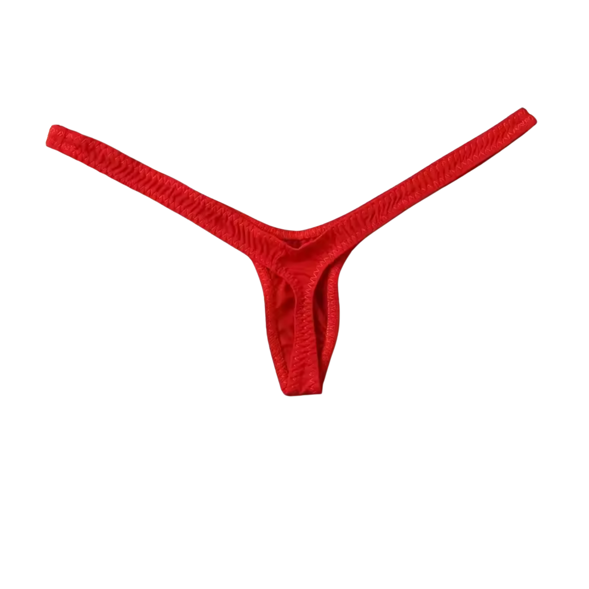 Sexy Micro String – Rode Lingerie – Comfortabele & Luxe Dames String – Dames Ondergoed - Mini Onderbroek - Maat L