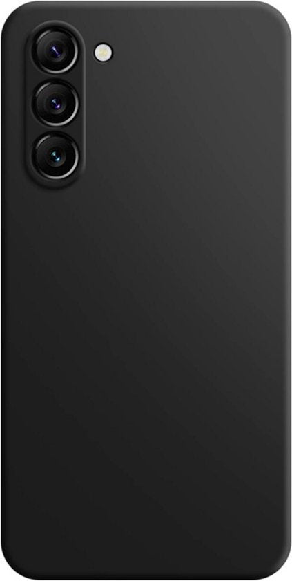 Hoesje Zwart - Geschikt voor Samsung Galaxy S23 - Stevige Shockproof Case - TPU Cover met Siliconen Touch - Backcover Telefoonhoesje