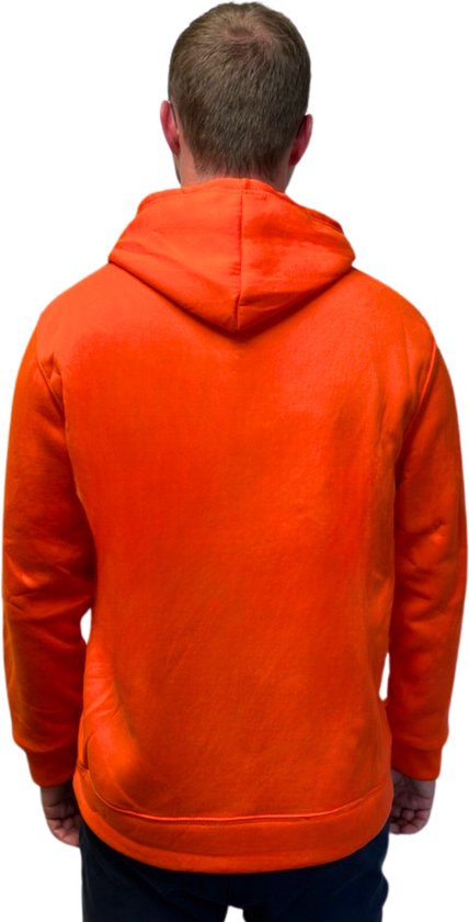Oranje Hoodie Unisex - Heren / Dames Trui - Oranje Koningsdag Hoodie met Capuchon - Normal Fit - Maat S