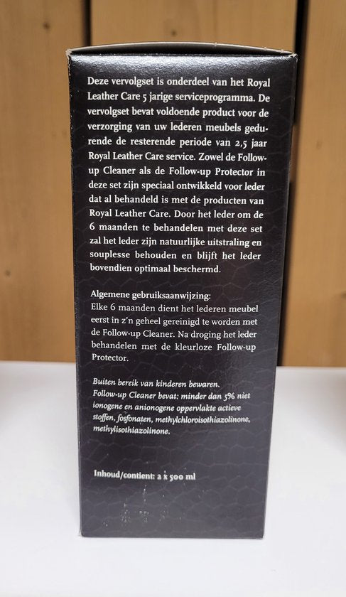 Oranje Royal Leather Care Follow-Up Kit - Cleaner en Protector