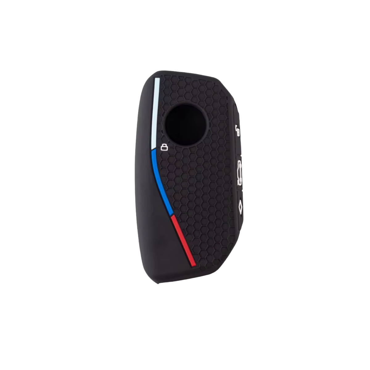 Zachte Siliconen Sleutelcover - 3 Kleuren Sleutelhoesje Geschikt voor BMW i7 / X7 / G07 / LCI / iX / U11 / 7 Serie / G70 / G09 / XM / U06 / G81 / M3 / 2023 - Zwart - Key Cover - Auto Accessoires