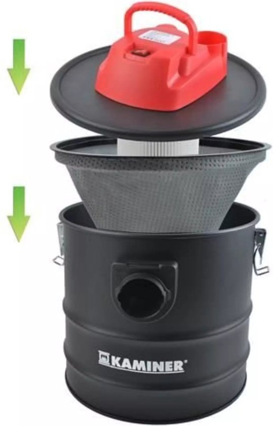 Elektrische Koude AS STOFZUIGER / Schoorsteen Stofzuiger / Open Haard Stofzuiger / Industrieel 18L-1200W / Electric Cold Ash Vacuum Cleaner / Chimney / Fireplace