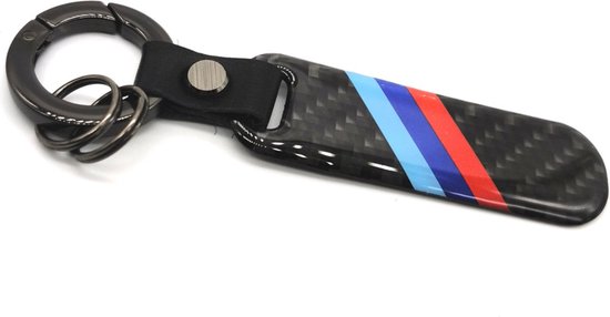 Carbon Auto Sleutelhanger - Carbon Look - universeel/alle automerken - Keychain Sleutel Hanger Cadeau - Auto Accessoires