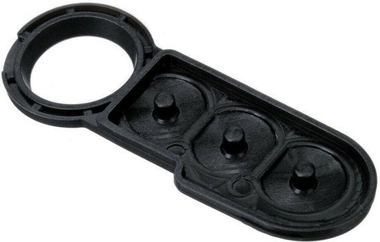 Fiat Autosleutel Rubberen Knoppen Vervanging - Reparatie Knoppen voor Fiat 500 / Panda / Punto / Brava / Abarth / Lancia / Citroën / Peugeot / Iveco - 3 Knoppen