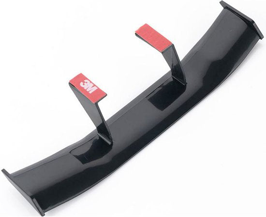 Grappige Mini Auto Spoiler - Carbon Look - Universeel Fun Accessoire - Zelfklevende Dakspoiler - Tuning - Geschikt voor alle automerken/ universeel