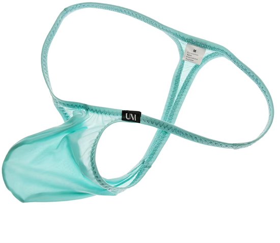 Heren String Lichtblauw - Dunne T String - Sexy Design - Mannen Onderbroek - Lingerie Voor Mannen - Ondergoed Maat XXL