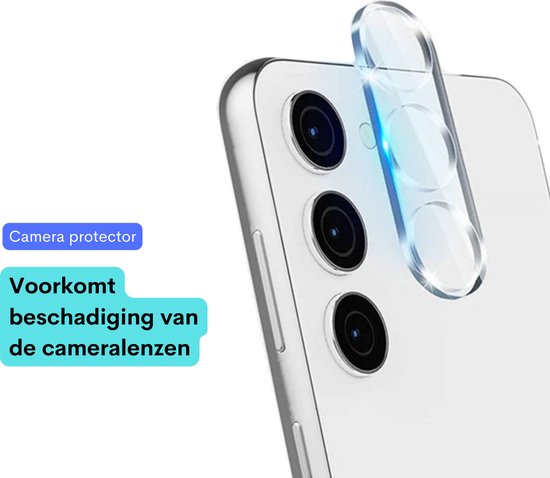 3 in 1 Set - Geschikt voor Samsung Galaxy A05s - Transparant Hoesje + Screenprotector + Cameraprotector - Doorzichtige Shockproof TPU Case - Tempered Glass Screen Protector - Glazen Camerabeschermer - Set van 3