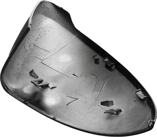 Zwarte Spiegelkappen - Set 2 Stuks - Geschikt voor Volkswagen Golf 7 & Golf 7.5 - Ook voor GTI GTE GTD - Hoogglans Zwart Pianolak - Auto Accessoires